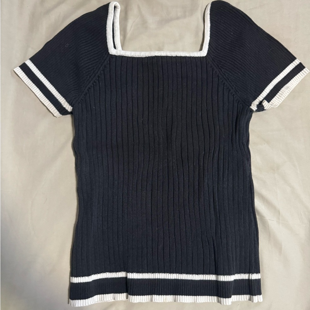 Vintage J.G. Hook square neck sweater tee